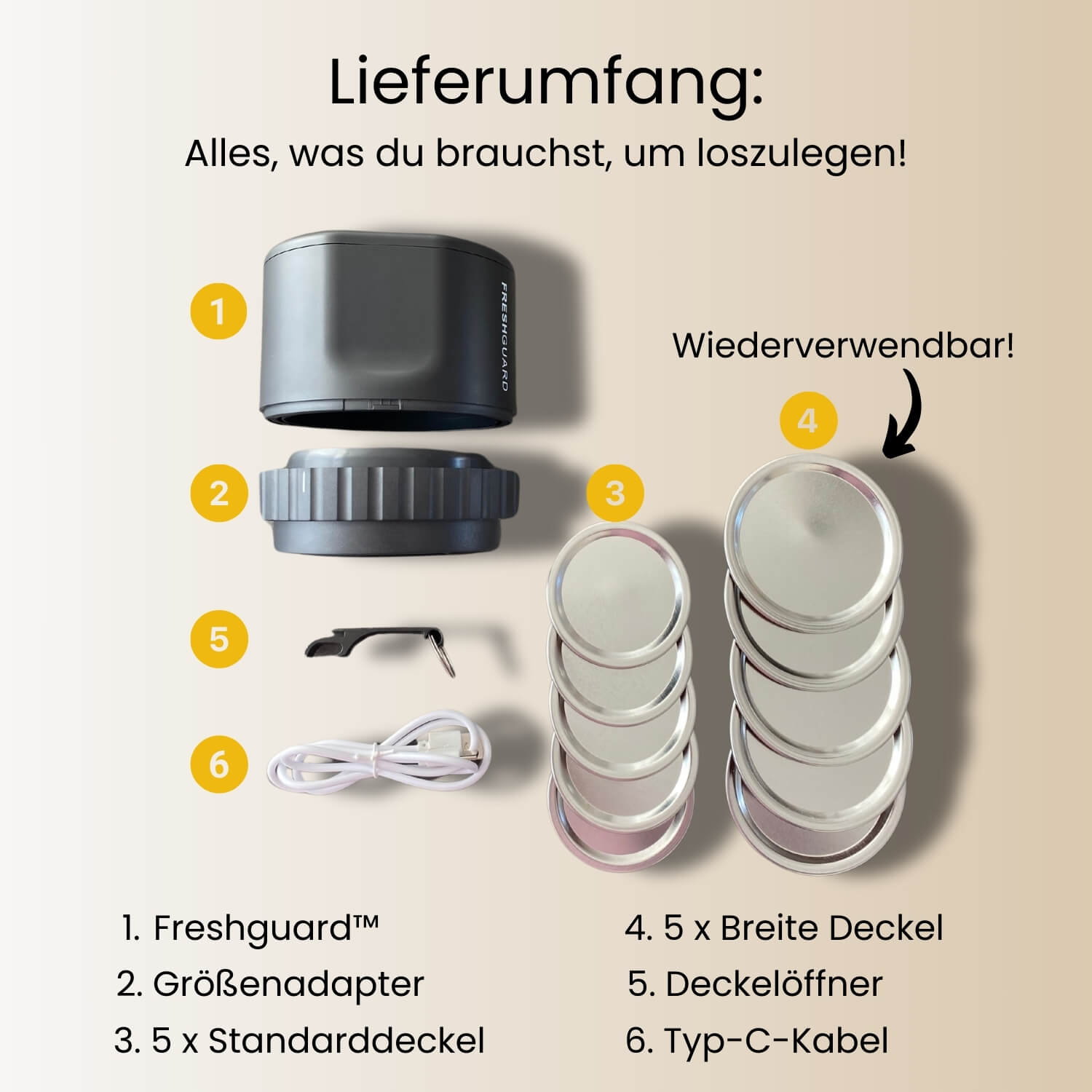 Freshguard™ Vakuumier-Set