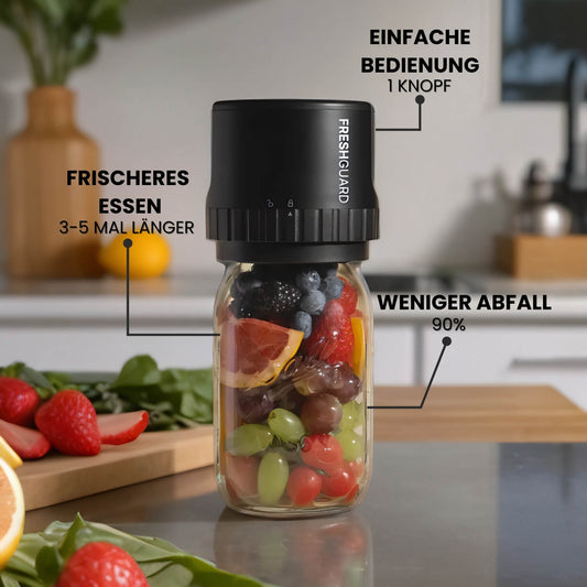 Freshguard™ Mason jar Vakuumversiegelungs-Set